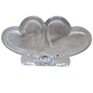 Marquis by Waterford Crystal Sweet Memories Dual Heart Picture Frame